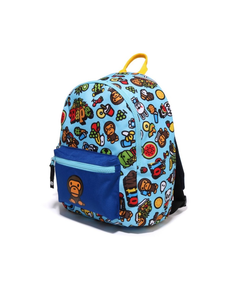 Autres Accessoires Bape Baby Milo Mixed Fruit Daypack Bleu Enfant | MMY-39307437